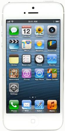 Смартфон Apple iPhone 5 32Gb White & Silver - Чусовой