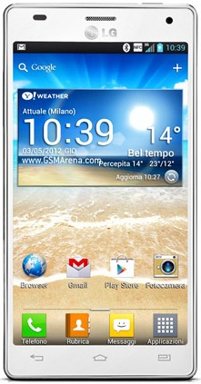 Смартфон LG Optimus 4X HD P880 White - Чусовой