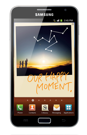 Смартфон Samsung Galaxy Note GT-N7000 Black - Чусовой