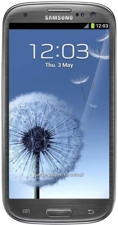 Смартфон Samsung Galaxy S3 GT-I9300 16Gb Titanium grey - Чусовой